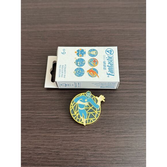Loungefly The Fantastic Four: First Steps Stained Glass Enamel Pin - Mister Fant - Picture 1 of 2